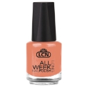 All Week Long - peaches and cream nail polish, extended wear polish, top coats, nails, nail art