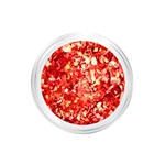 Nail Art Crushed Glitter-red 