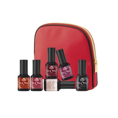 LCN WOW Hybrid Gel Polish SMOOTHIE 2 Set , 2 VERNIS GEL + 1 TOP COAT 3