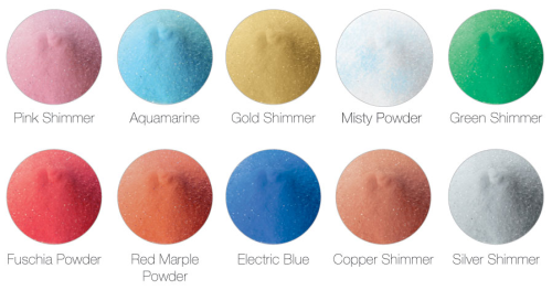 - Ultima Acrylic Glitter Color Powders Set #20586