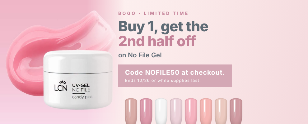 No File Gel BOGO Buy 1 get 2nd 1/2 off